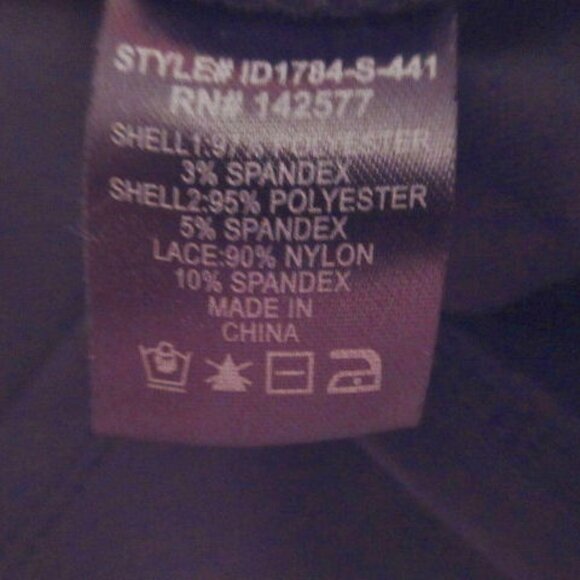 Vtg Y2K Flocked Velvet Peplum Pencil Mini Dress Size S Sheer Lace Bodycon Baddie - Picture 12 of 12